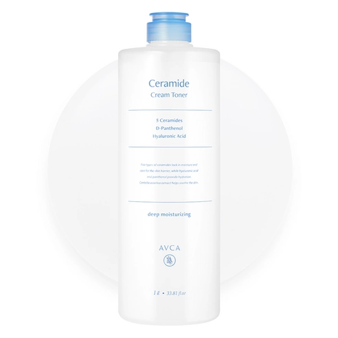 Deep Moisture Ceramide Cream Toner, 1000ml, 1pack