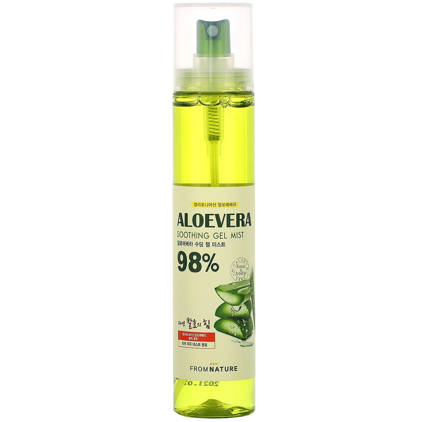 Aloevera 98% Soothing Gel Mist, 120ml, 1pack