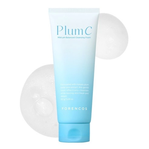 Plum C Mild pH-Balanced Cleansing Foam, 150g, 1pack