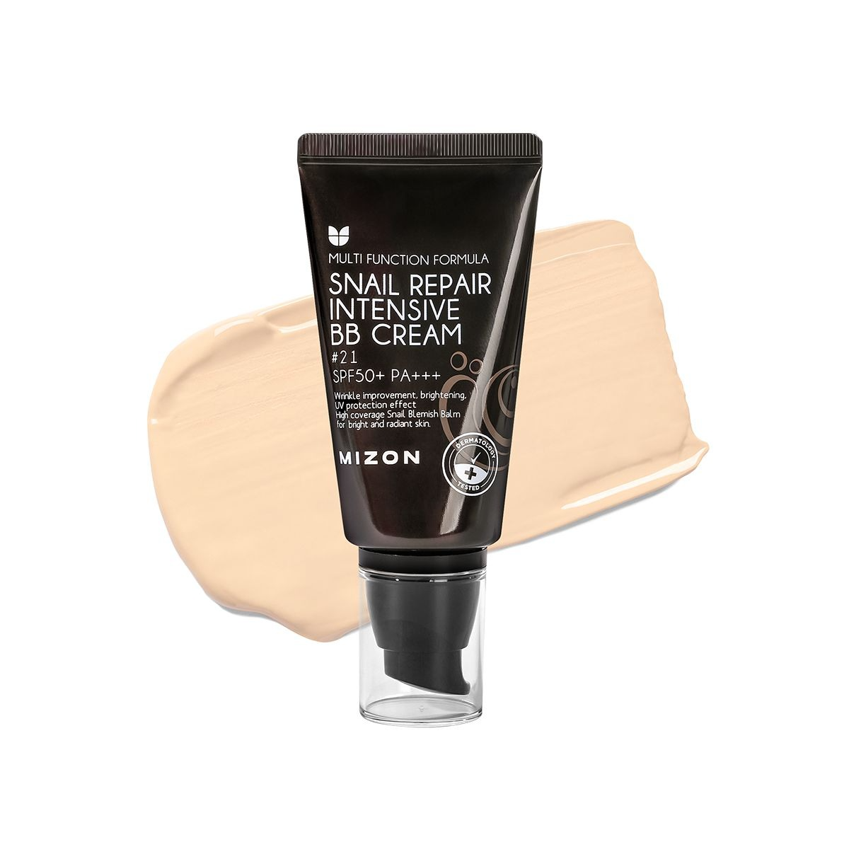 Snail Repair Intensive BB Cream [SPF50+/PA+++], 50g, 21 Rose Beige, 1pack