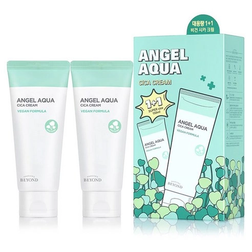 Angel Aqua Cica Cream, 150ml+150ml, 1set