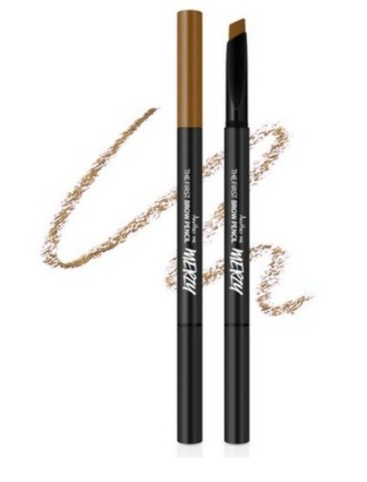 The First Brow Pencil, 0.3g, B4 Cashew Nut Brown, 1pack