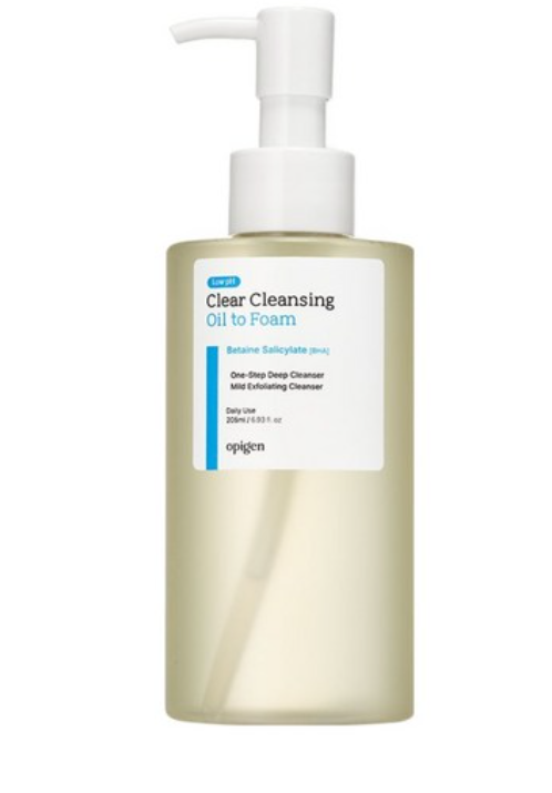 Low pH Clear Cleansing Oil to Foam