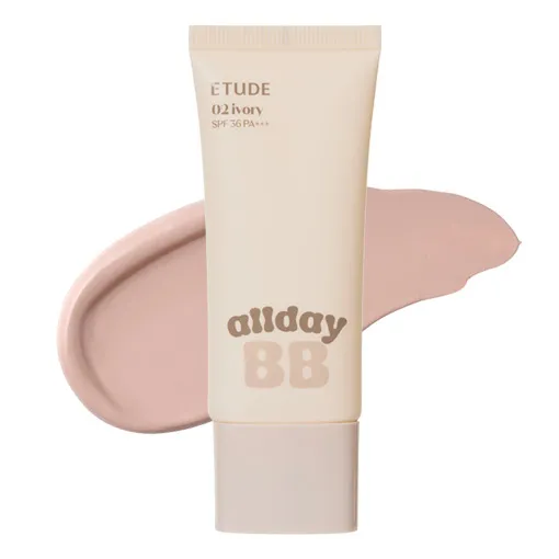 All Day Glass Fit BB Cream [SPF36/PA+++], 35ml, 02 Ivory, 1pack