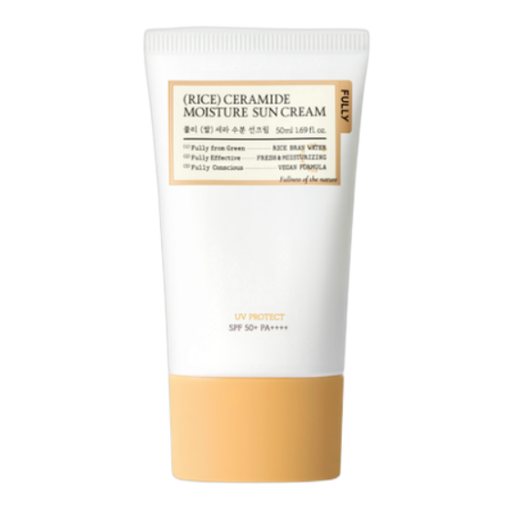 Rice Ceramide Hydrating Sun Cream [SPF50+/PA++++], 50ml, 1pack