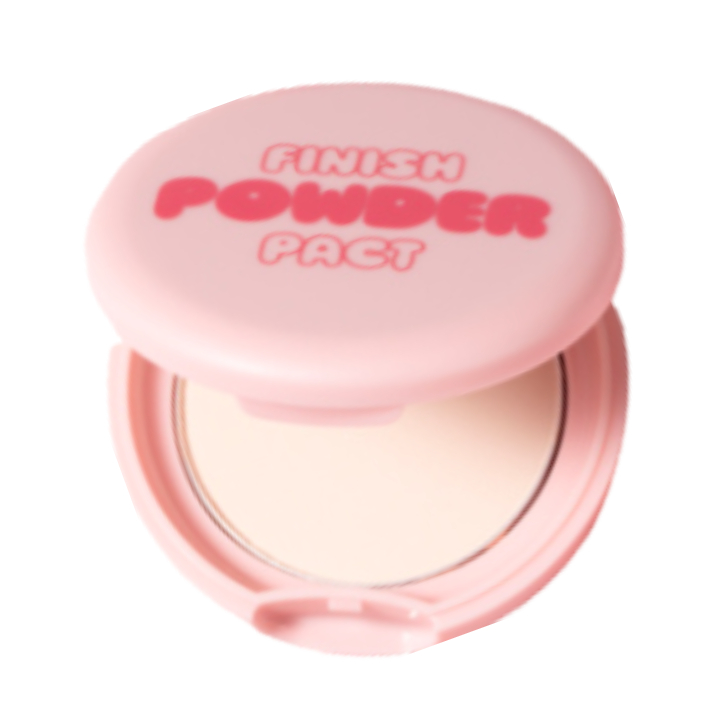 Oil Soak Finish Powder Pact, 5g, Pink Beige, 1pack - Image 1