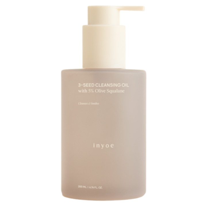 3-Seed Cleansing Oil With 5% Oilve Squalane, 200ml, 1pack