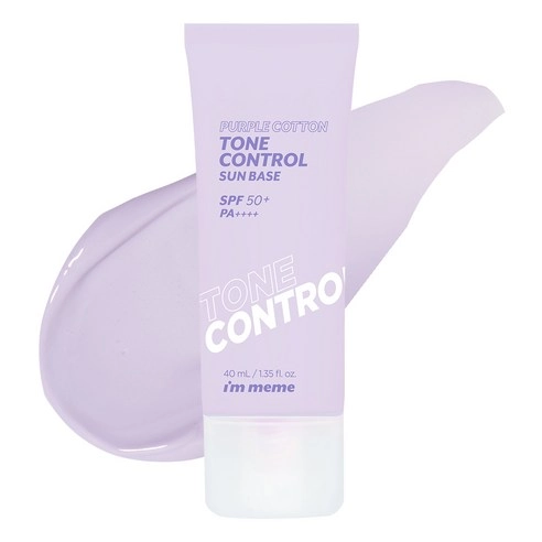 Purple Cotton Tone Control Sun Base [SPF50+/PA++++], 40ml, 1pack