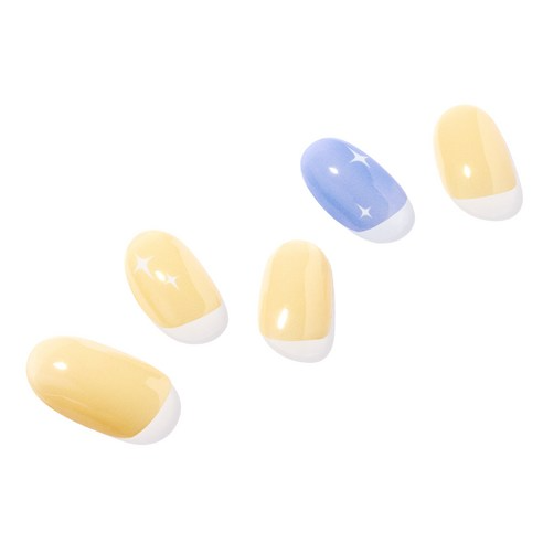 Gel Nail, 32ea, Butter Yellow, 1pack