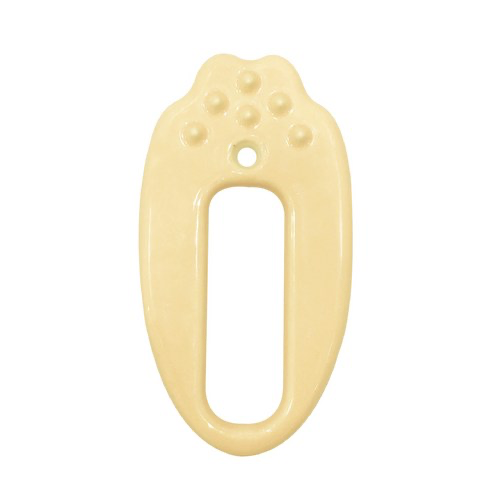 Ceramic Gua Sha, Cream, 1ea