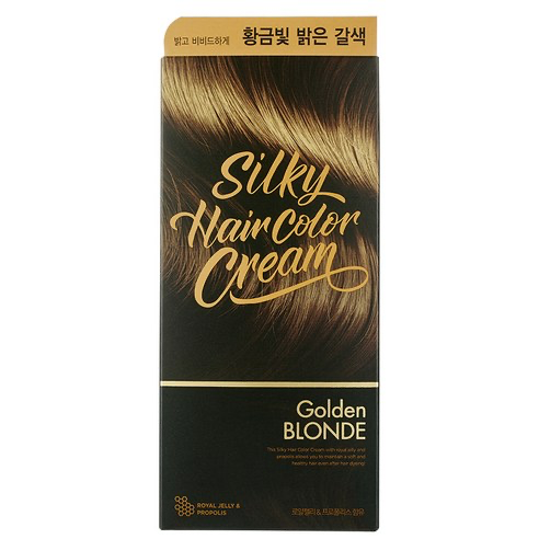 Stylist Silky Hair Color Cream, 130g, Golden Light Brown, 1pack