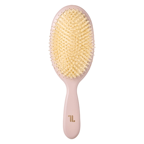 Silky Bristle Hair Brush, Pink Gray, 1pack