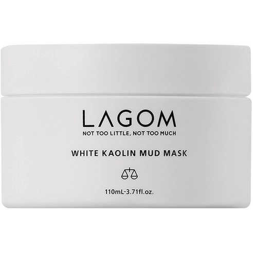 White Kaolin Mud Mask, 110ml, 1pack