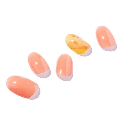Gel Nail, 32ea, Mai Tai Orange, 1pack