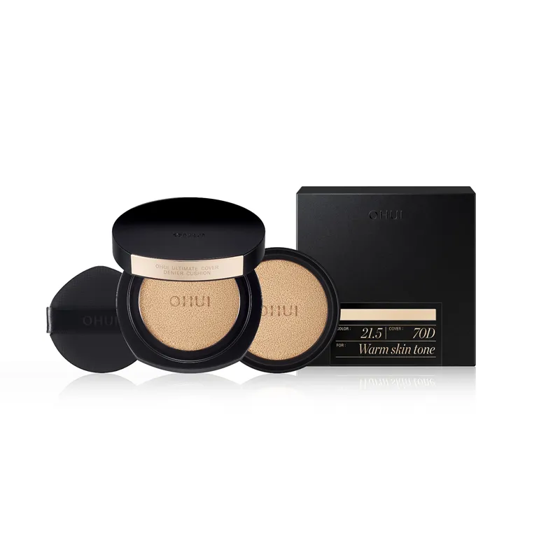 Ultimate Cover Denier Cushion [SPF50+/PA+++], 13g+13g(Refill), 70D #19, 1set