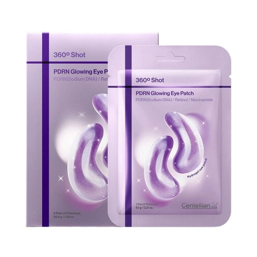 360 Shot PDRN Glowing Eye Patch, 6ea