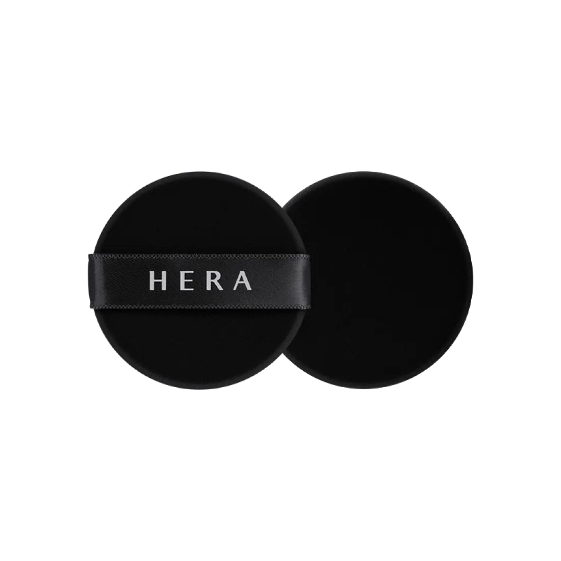 Black Cushion Foundation Puff, 10ea, Black, 1pack