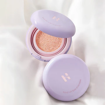 Makeup Tone-Up Sun Cushion, 14g, 01 Cream Peach - Image 4