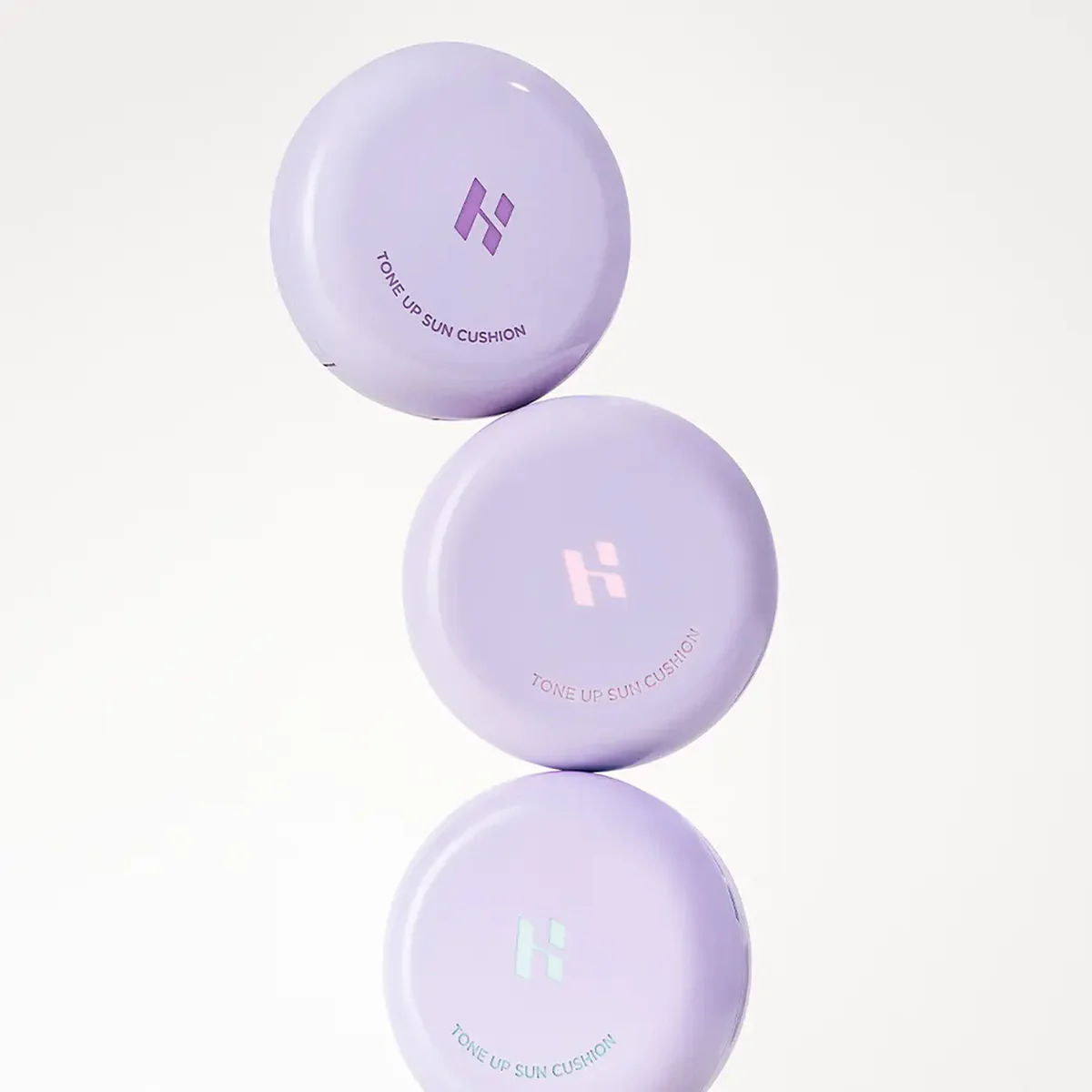 Makeup Tone-Up Sun Cushion, 14g, 03 Glacier Purple - Image 3