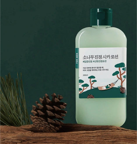 For Men Pine Soothing Cica Toner + Lotion Set - Image 2