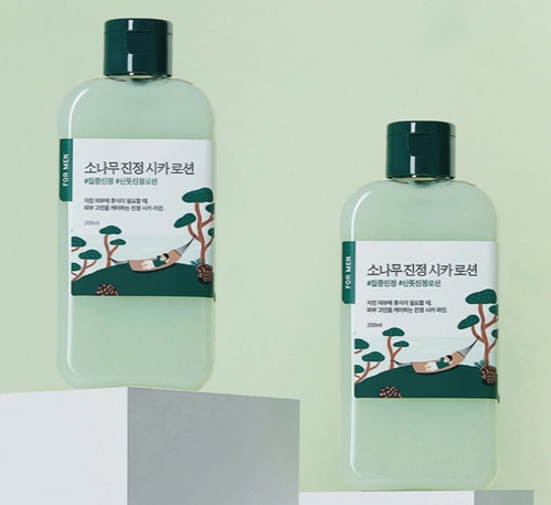 For Men Pine Soothing Cica Toner + Lotion Set - Image 4