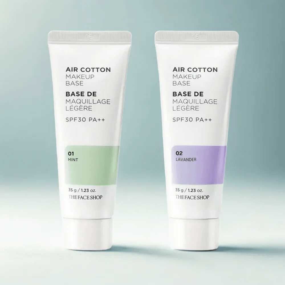Air Cotton Makeup Base 02 Lavender - Image 2
