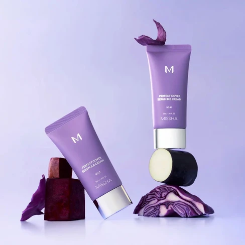 M Perfect Cover Serum BB Cream EX [SPF42/PA+++], 20ml , No. 21 Light Beige - Image 3