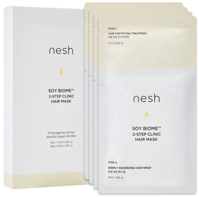 Soy Biome 2-Step Clinic Hair Mask, 4ea, 1pack