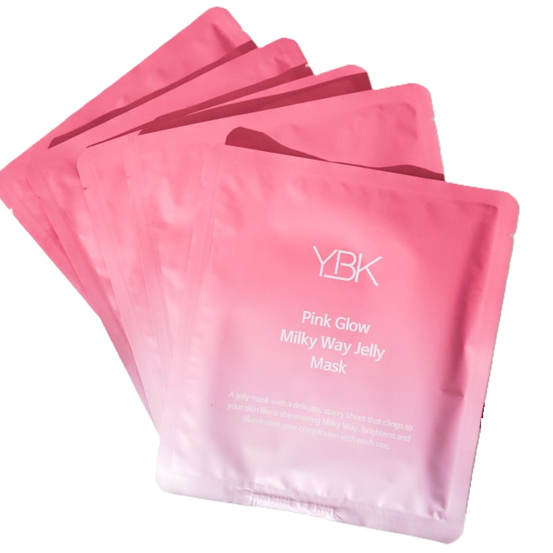 Pink Glow Milky Way Jelly Mask, 5ea, 1pack
