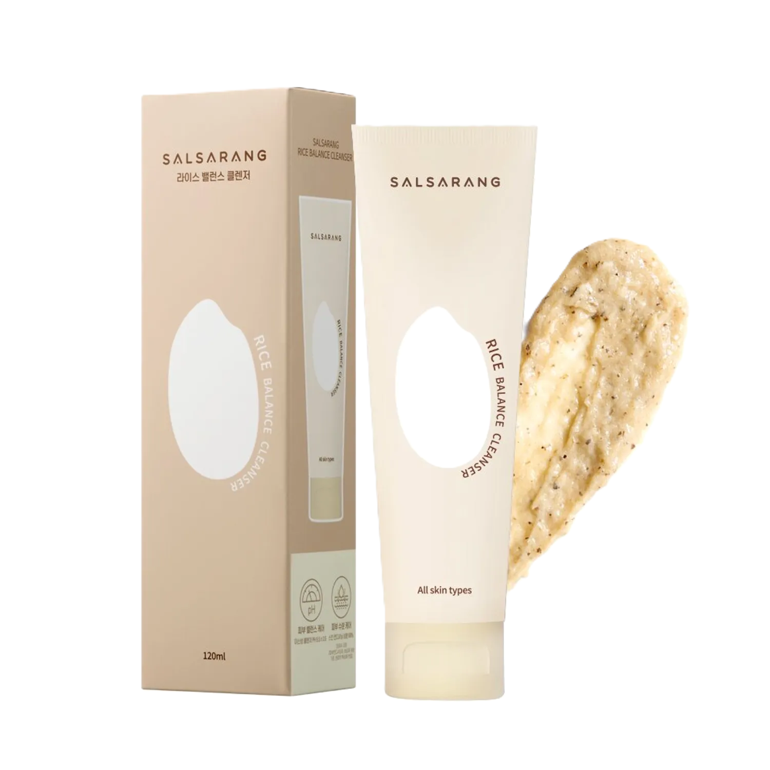 Rice Balance Cleanser, 120ml, 1pack