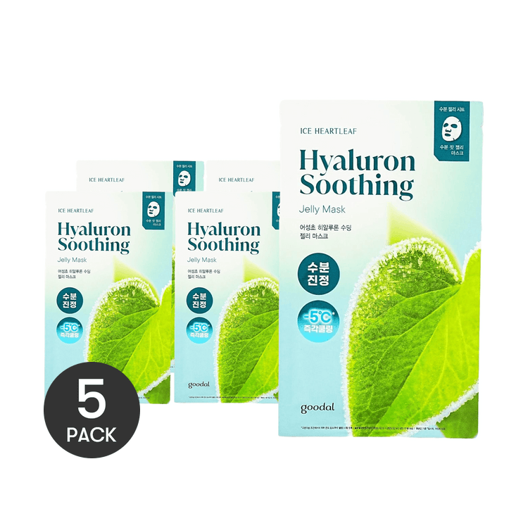 Heartleaf Hyaluron Soothing Jelly Mask