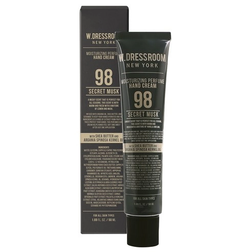 Perfume Hand Cream No.98 Secret Musk, 50ml, 1pack
