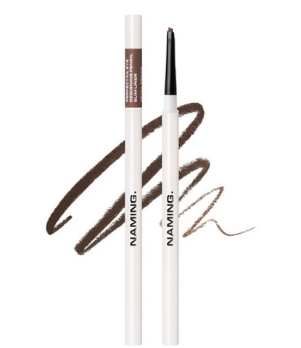Perfectail Eye Designing Pencil Slim Liner, 0.04g, Detail Brown, 1pack