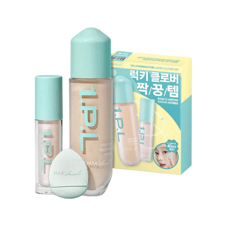 1.P.L Foundaiser Foundation (Lucky Clover Limited Edition) [SPF20/PA++], 28g, 19N Purity, 1pack