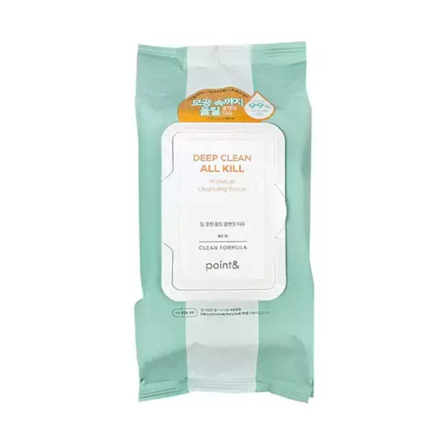 Deep Clean All In One Cleansing Tissue, 80ea, 1pack