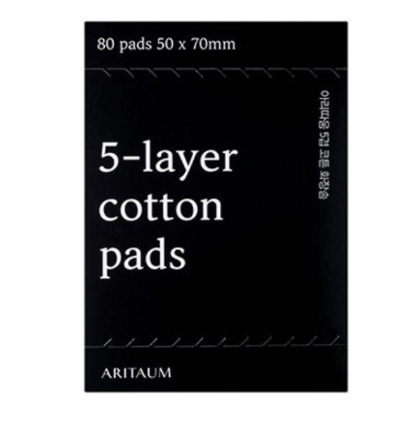 5-Layer Cotton Pads, 80ea, 1pack