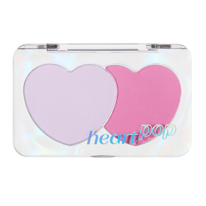 Heart Pop Duo Blusher, 7.5g, Envy Pale, 1pack
