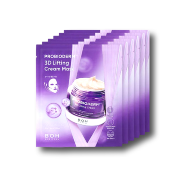 Probioderm 3D Lifting Cream Mask, 6ea, 1pack