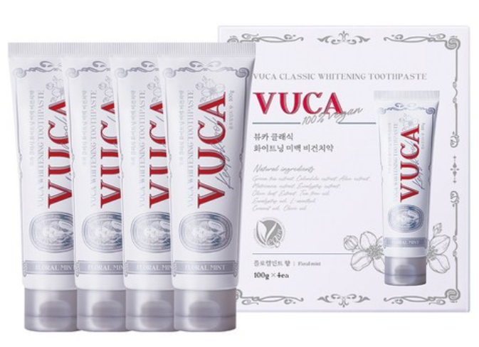 Classic Whitening Toothpaste [Floral Mint Scent], 100g, 4packs