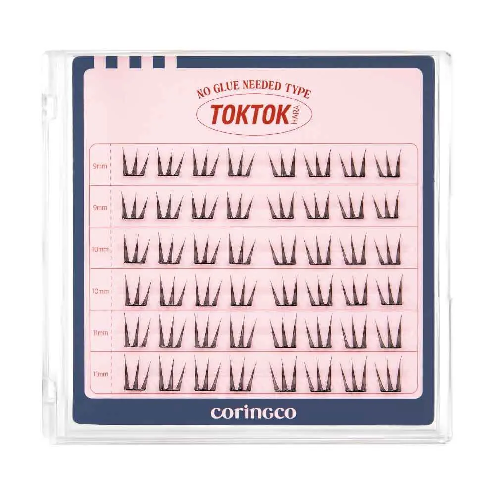 Toktok Hara #No Glue Eyelash [Muse], 48ea, 1pack