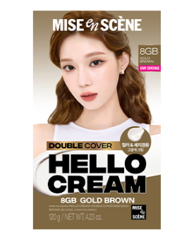 Hello Cream Double Cover, 120g, 8GB Gold Brown, 1pack - Image 1