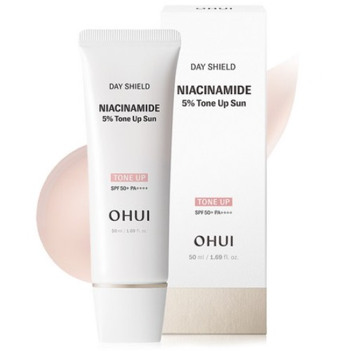 Day Shield Niacinamide 5% Tone-Up Sun Cream [SPF50+/PA++++], 50ml , 1pack