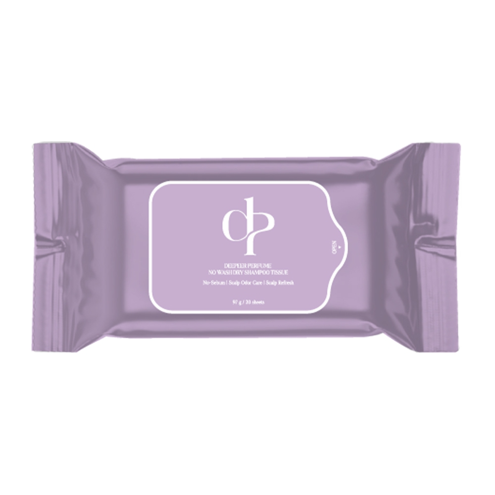 Perfume No-Wash Dry Shampoo Tissue, 20ea, 1pack