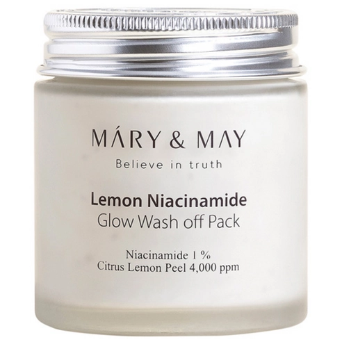 Lemon Niacinamide Glow Wash-Off Pack, 125g, 1pack - Image 1