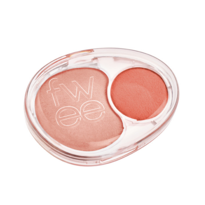 Mellow Dual Blusher, 7.2g, CR02 Baby Smile, 1pack