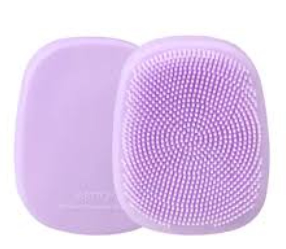 Silicone Facial Cleansing Brush, 1ea, Lavender, 1pack