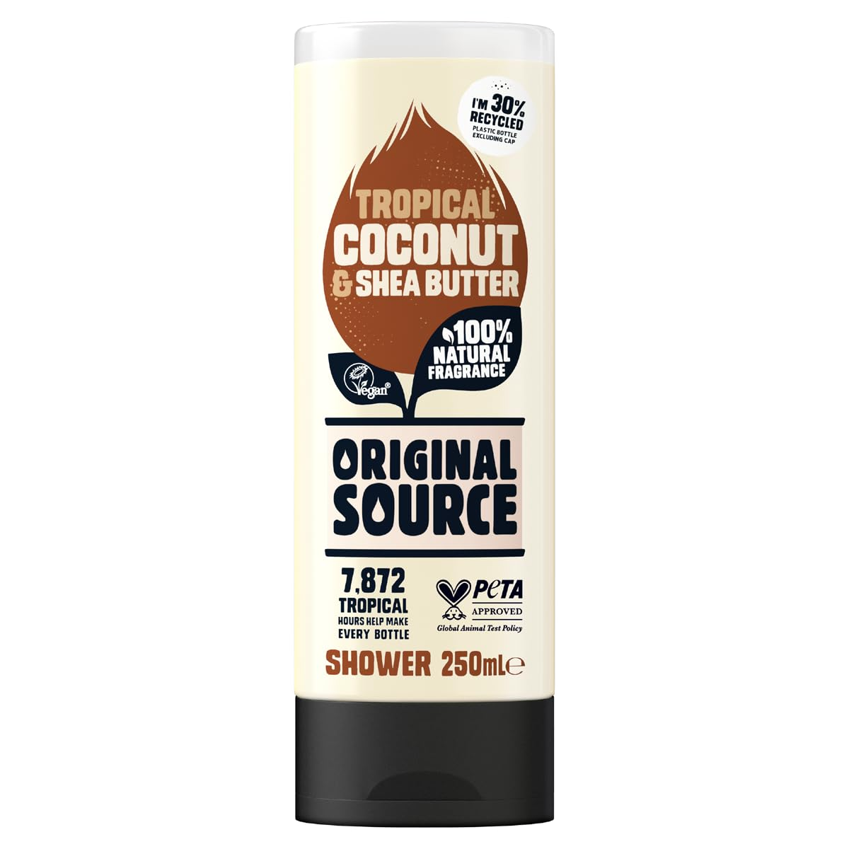 Coconut & Shea Butter Shower Gel, 250ml, 1pack