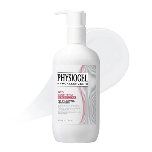 Red Soothing AI Body Lotion, 400ml, 1pack - Image 1