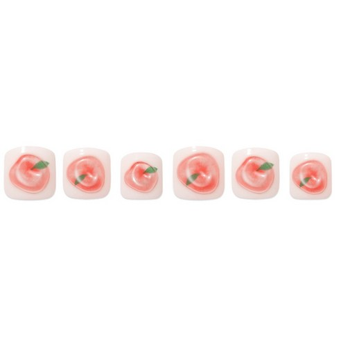 Magic Press Pedicure, 24ea, Flat Peach, 1pack