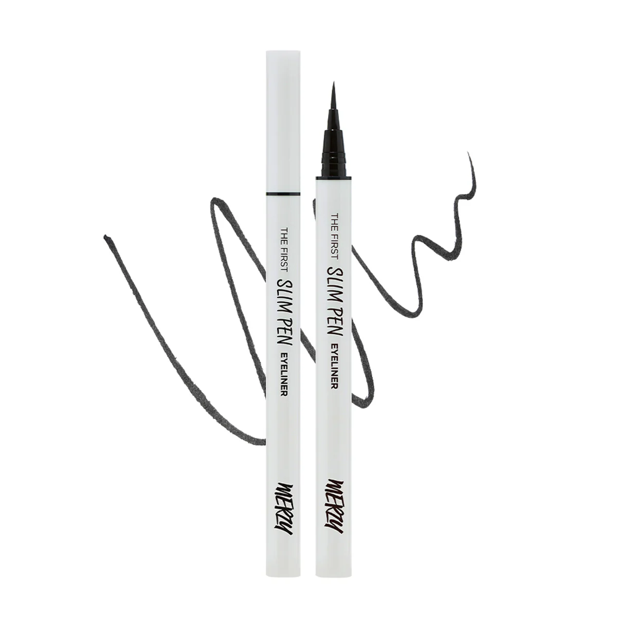 The First Slim Pen Eyeliner, 0.45g, SP1 Black Jean, 1pack - Image 1